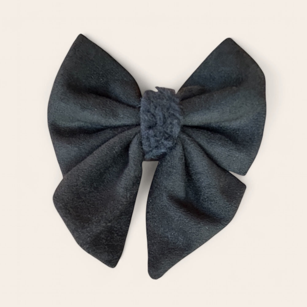 Teddy Sailor Bow - Licorice