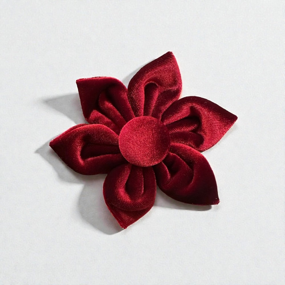 Collar Flower - Merlot