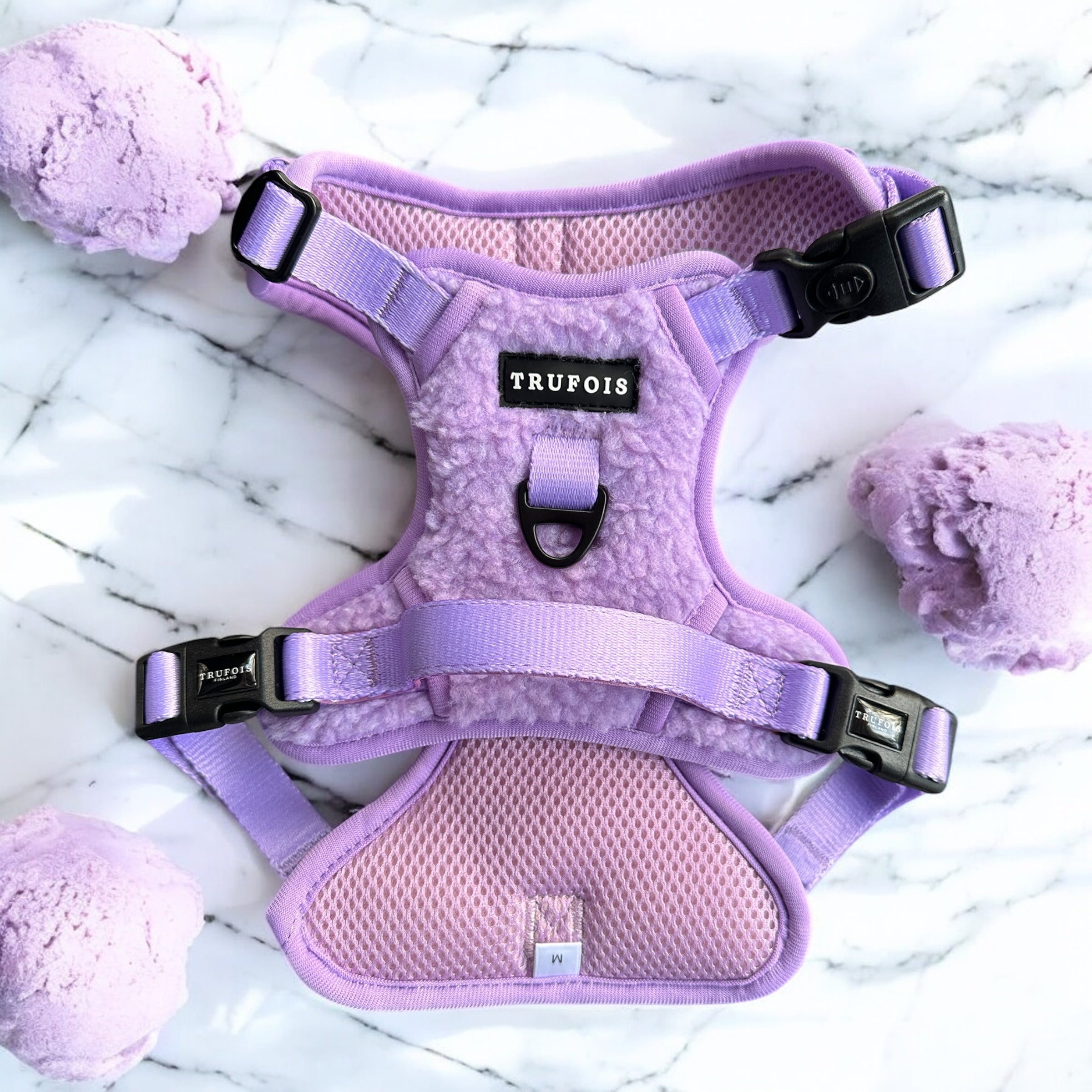 Purple Teddy Harness Trufois Teddy Valjaat Violetti