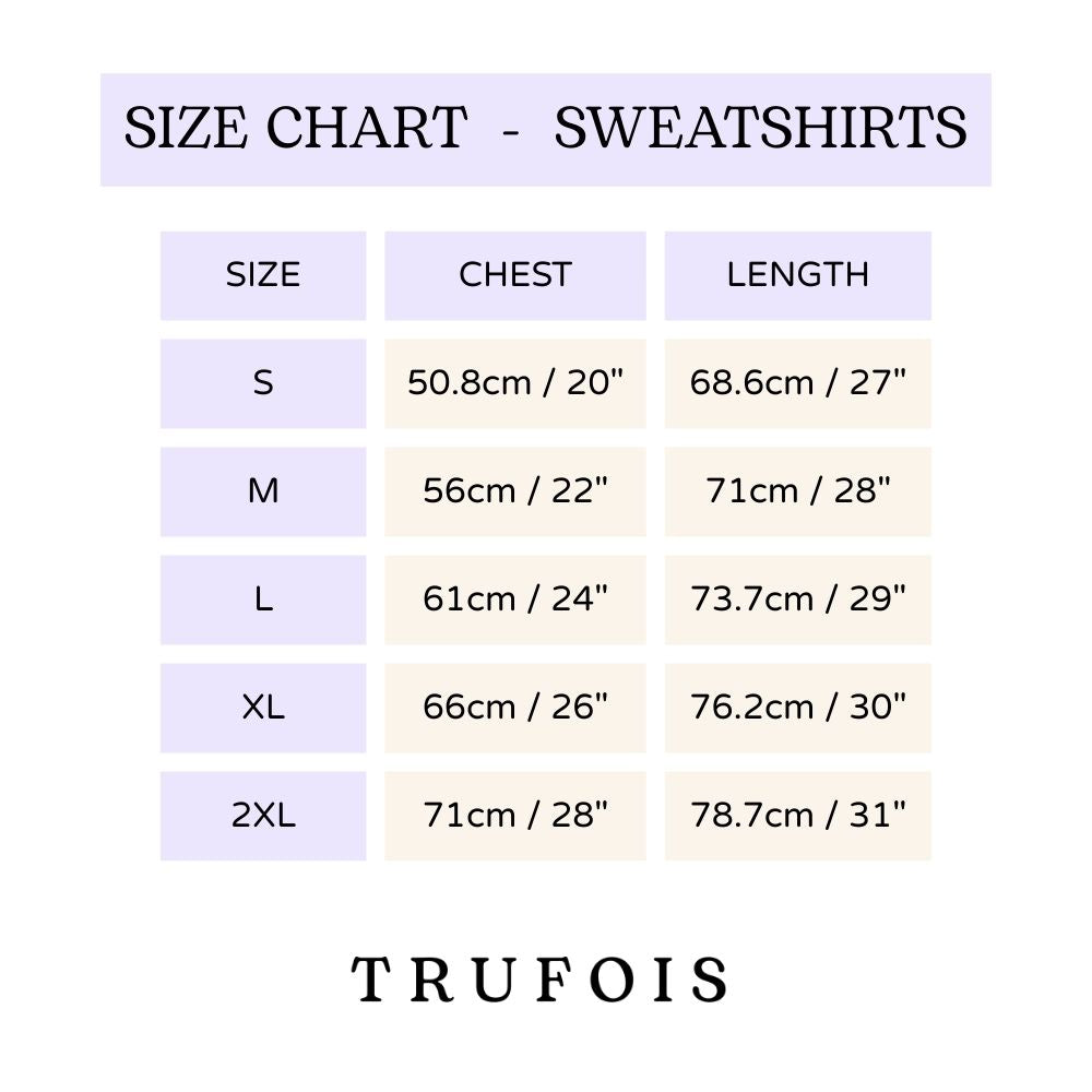 Size Chart Trufois