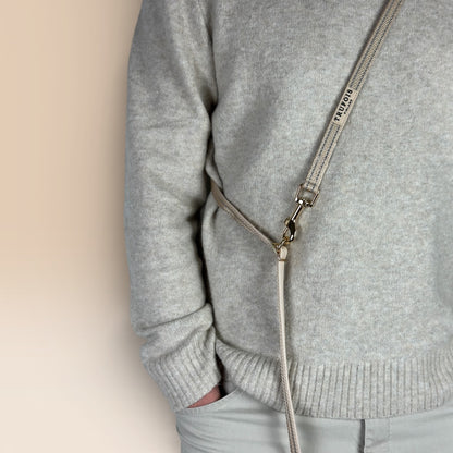 Adjustable Leash - Beige
